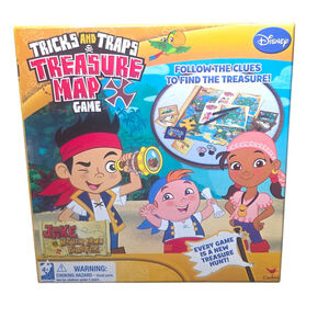 Disney Jake and the Never Land Pirates Treasure Map Board Game Complete